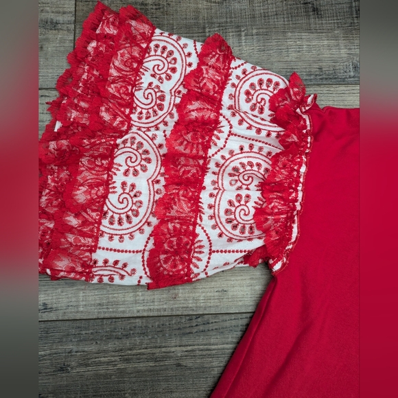 Eva Franco Embroidered Wide Sleeve Blouse - Picture 2 of 8